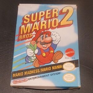 Nintendo Super Mario Bros 2 CIB RARE VERSION